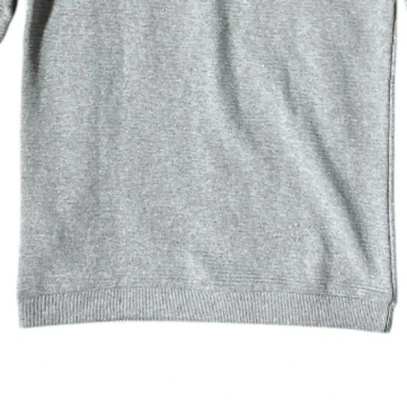 Bershka Full-Zip Sweater Grey Women's Size Medium - Picture 4 of 9